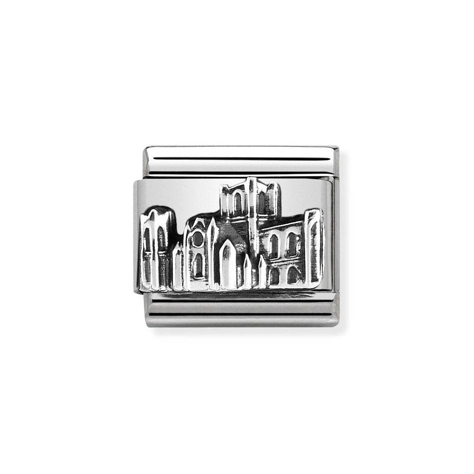 Nomination Classic Link York Minster Charm in Silver