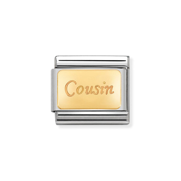 Nomination Classic Link Cousin Charm in Gold