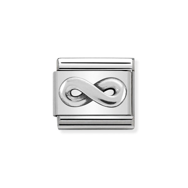 Nomination Classic Link Infinity Charm in Silver
