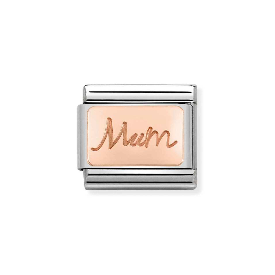 Nomination Classic Link Mum Charm in Rose Gold