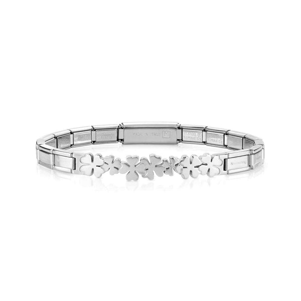 Nomination Trendsetter Bracelet Four Leaf Clovers