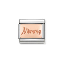 Nomination Classic Link Mummy Charm in Rose Gold