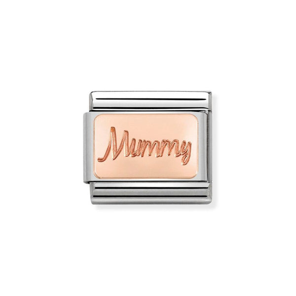 Nomination Classic Link Mummy Charm in Rose Gold