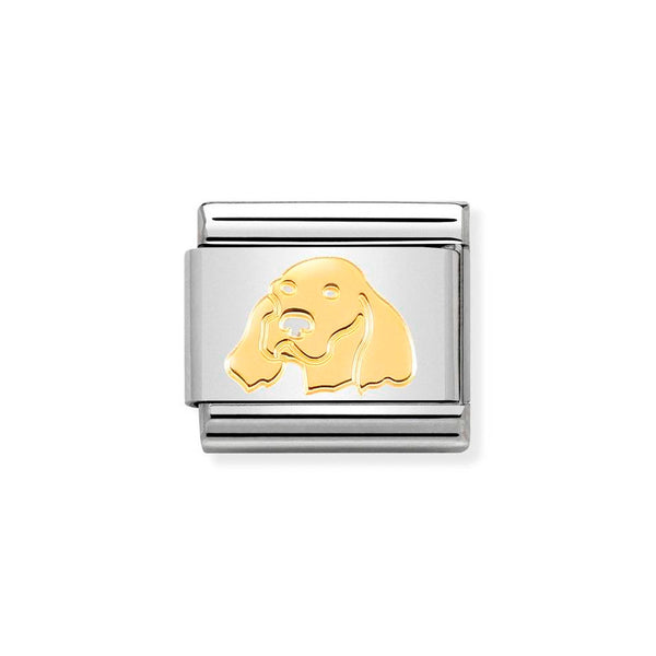 Nomination Classic Link Irish Setter Charm in Gold