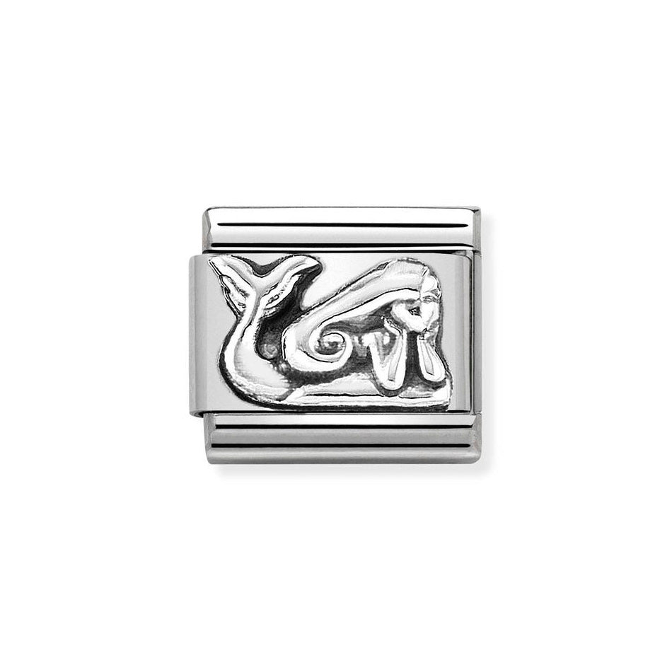 Nomination Classic Link Mermaid Charm in Silver