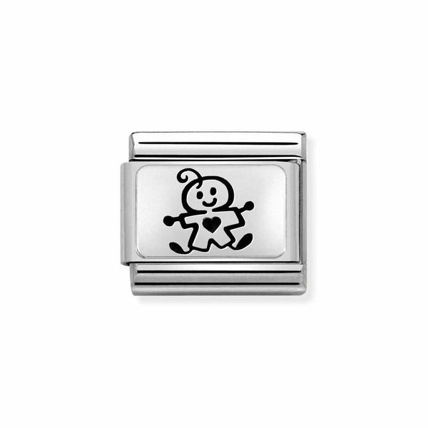 Nomination Classic Link Baby Boy Charm in Silver