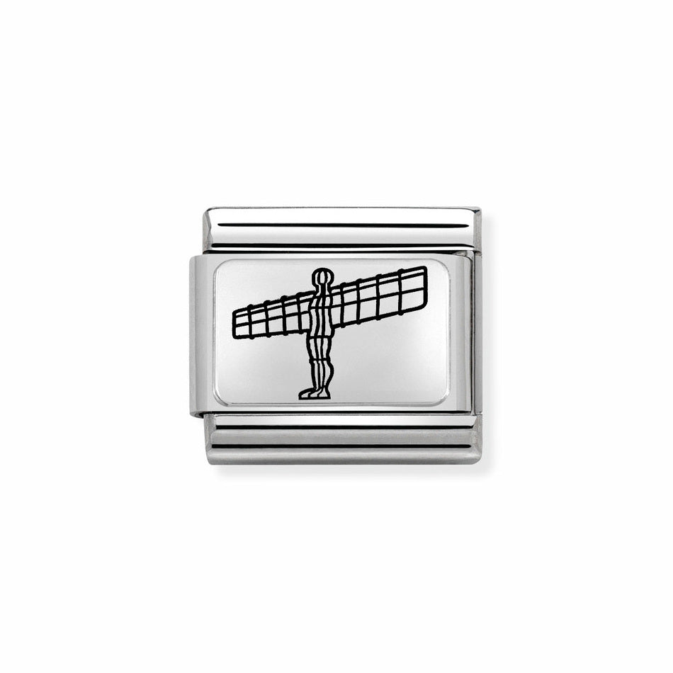 Nomination Classic Link Angel of the North Charm in Silver