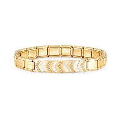 Nomination Trendsetter Bracelet Yellow Gold CZ & MOP