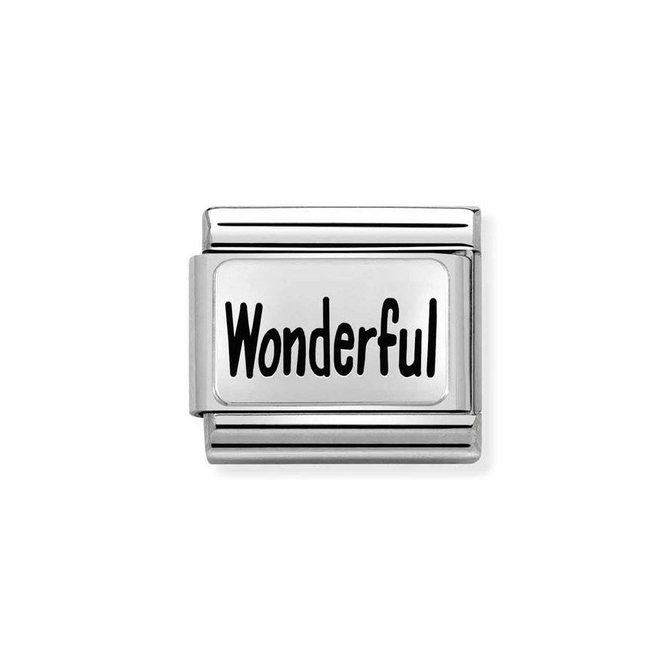Nomination Classic Link Wonderful Charm in Silver