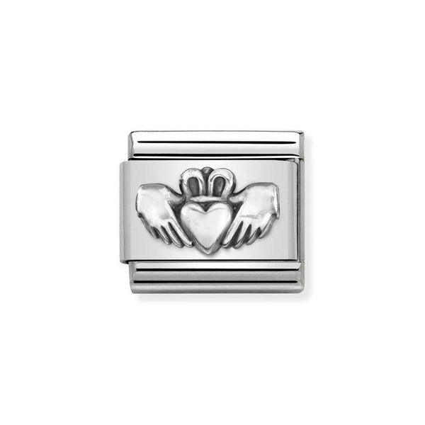 Nomination Classic Link Claddagh Charm in Silver