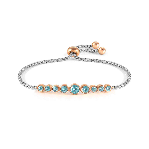 Nomination Milleluci Colour Edition Bracelet Light Blue Crystal