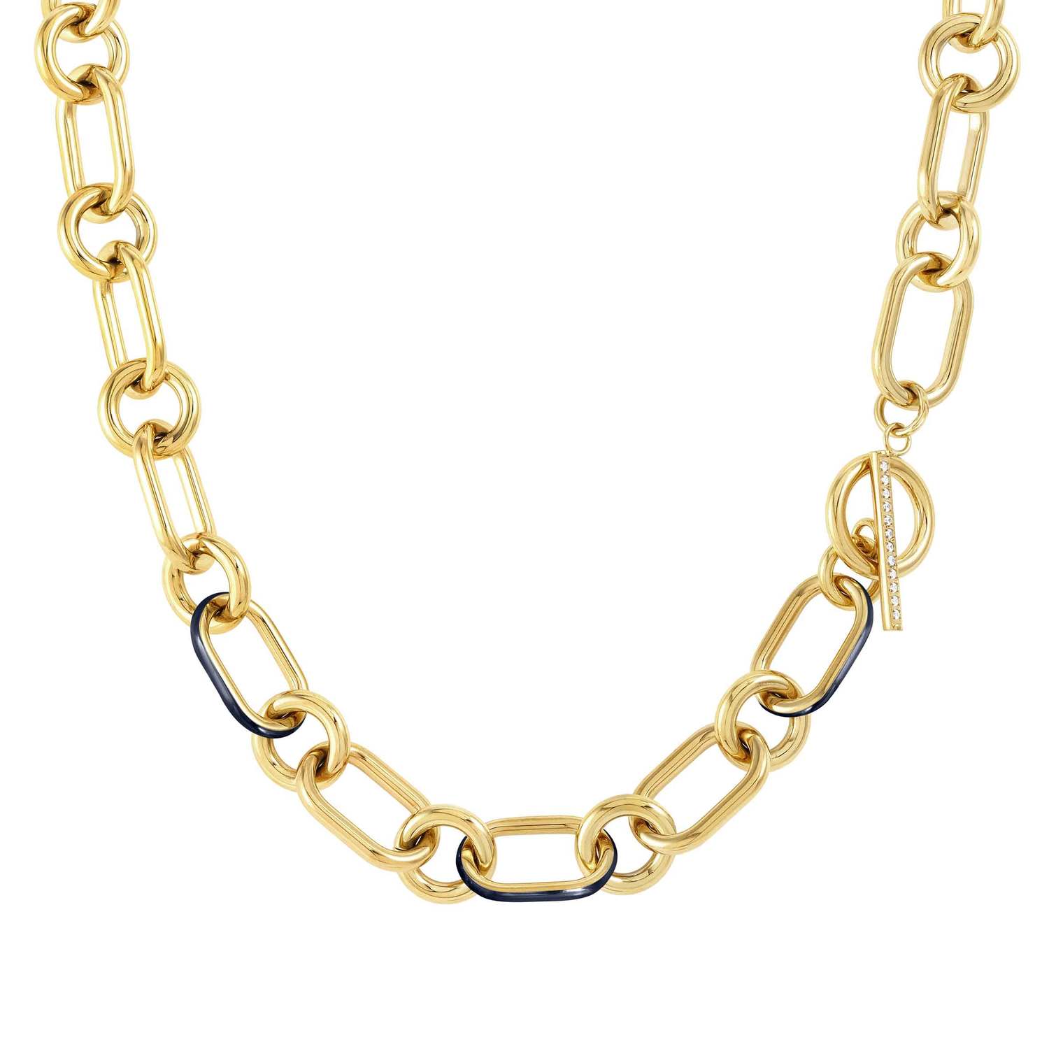 Nomination Drusilla Necklace Gold with Blue Enamel & CZ