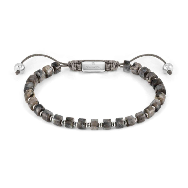 Nomination Instinct Style Bracelet Grey Jasper