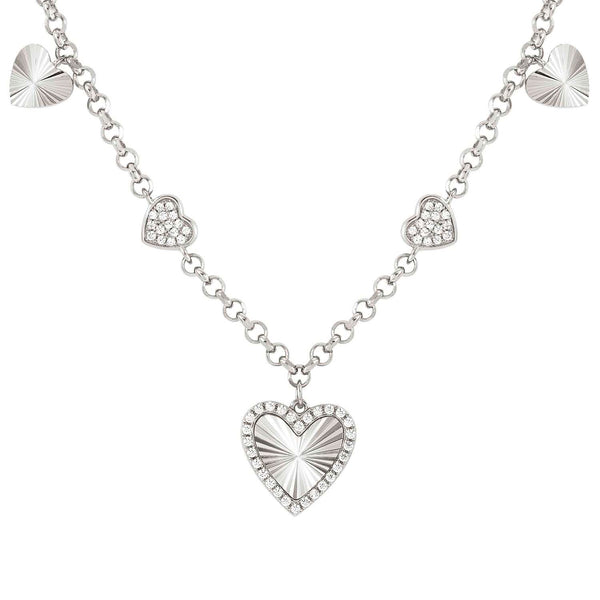 Nomination Truejoy Hearts Hecklace with CZNomination Truejoy Hearts Hecklace with CZ