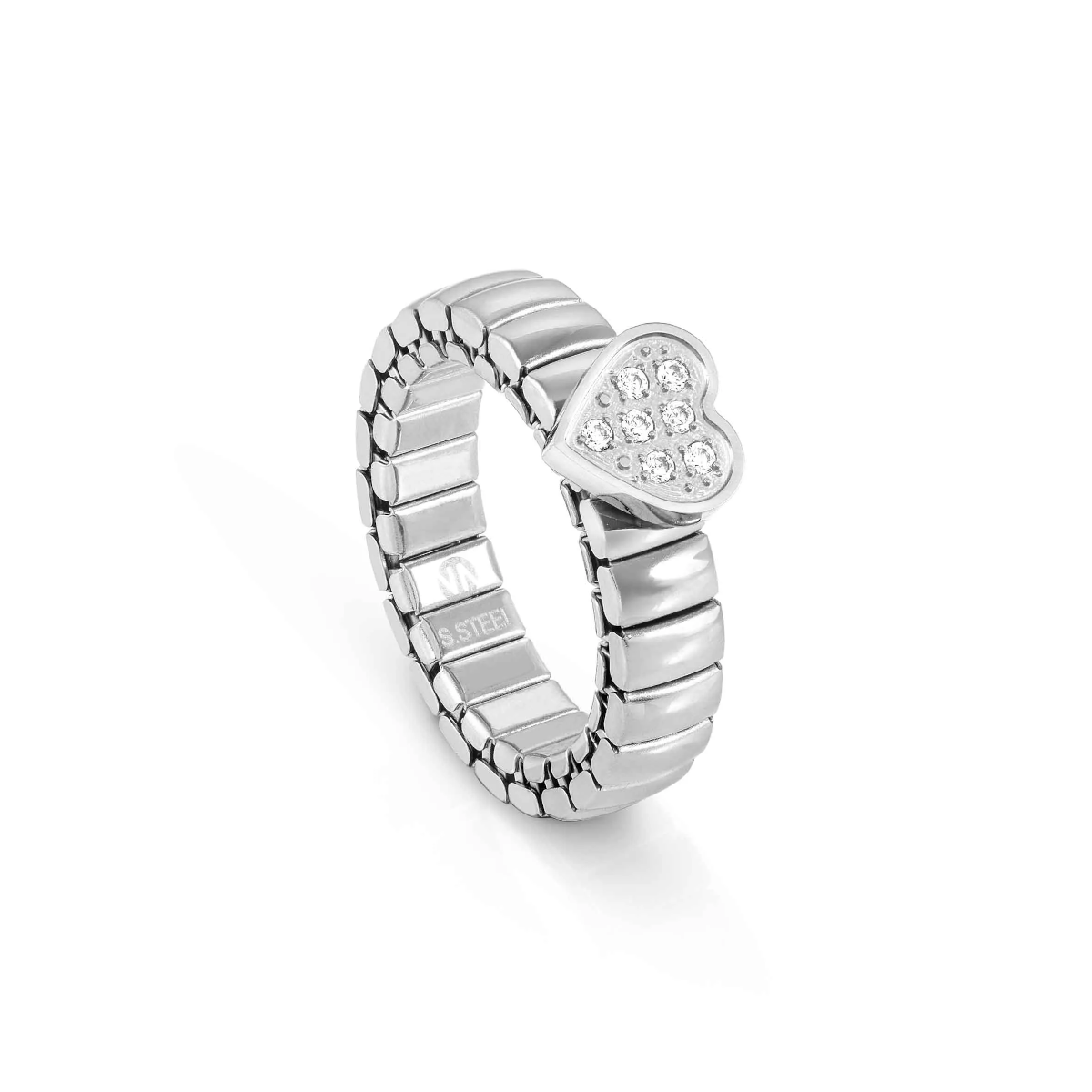 Nomination Extension Life Edition Ring Heart CZ
