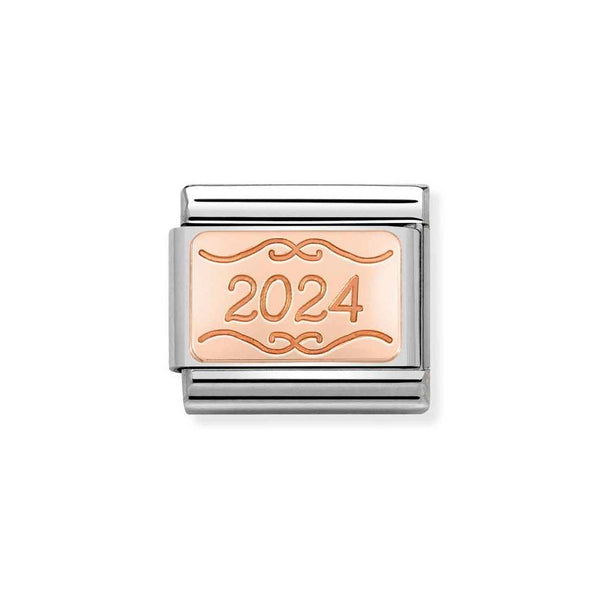 Nomination Classic Link 2024 Charm in Rose Gold