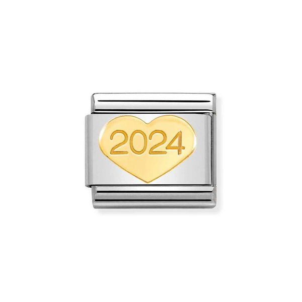 Nomination Classic Link Heart 2024 Charm in Gold