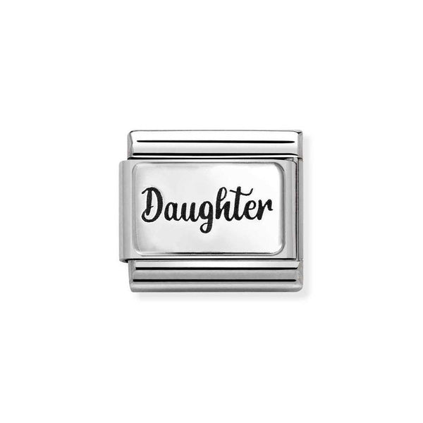 Nomination Classic Link Daughter Charm in Silver