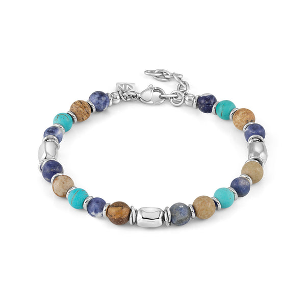 Nomination Instinct Style Stones Edition Bracelet Sodalite, Jasper & Turquoise