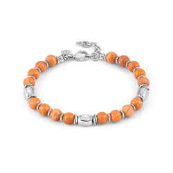Nomination Instinct Style Stones Edition Bracelet Orange Jasper