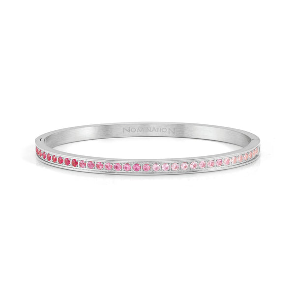 Nomination Pretty Bangles Silver with Pink CZ