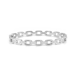 Nomination Pretty Bangles Silver Chain Style with CZ