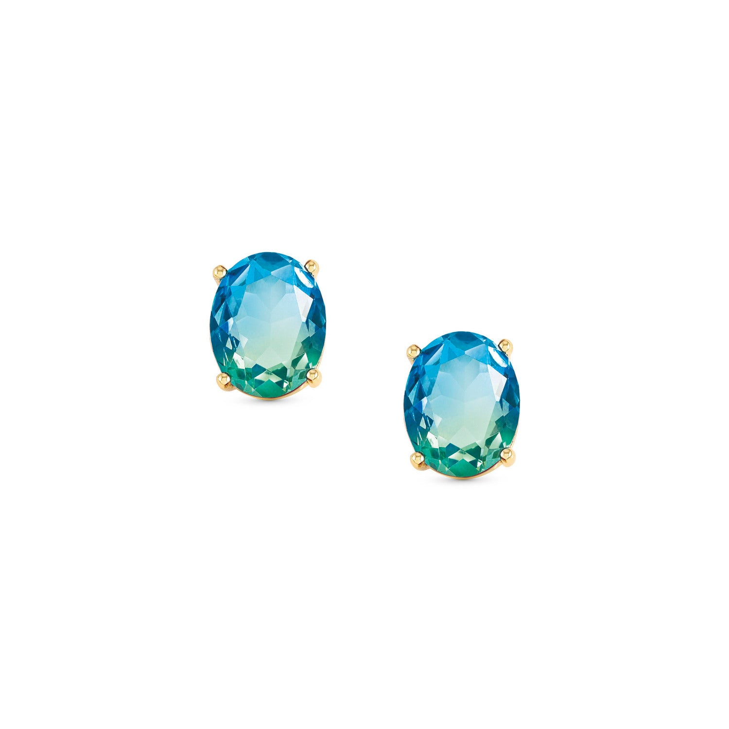 Nomination Symbiosi Earrings Blue-Green Gold
