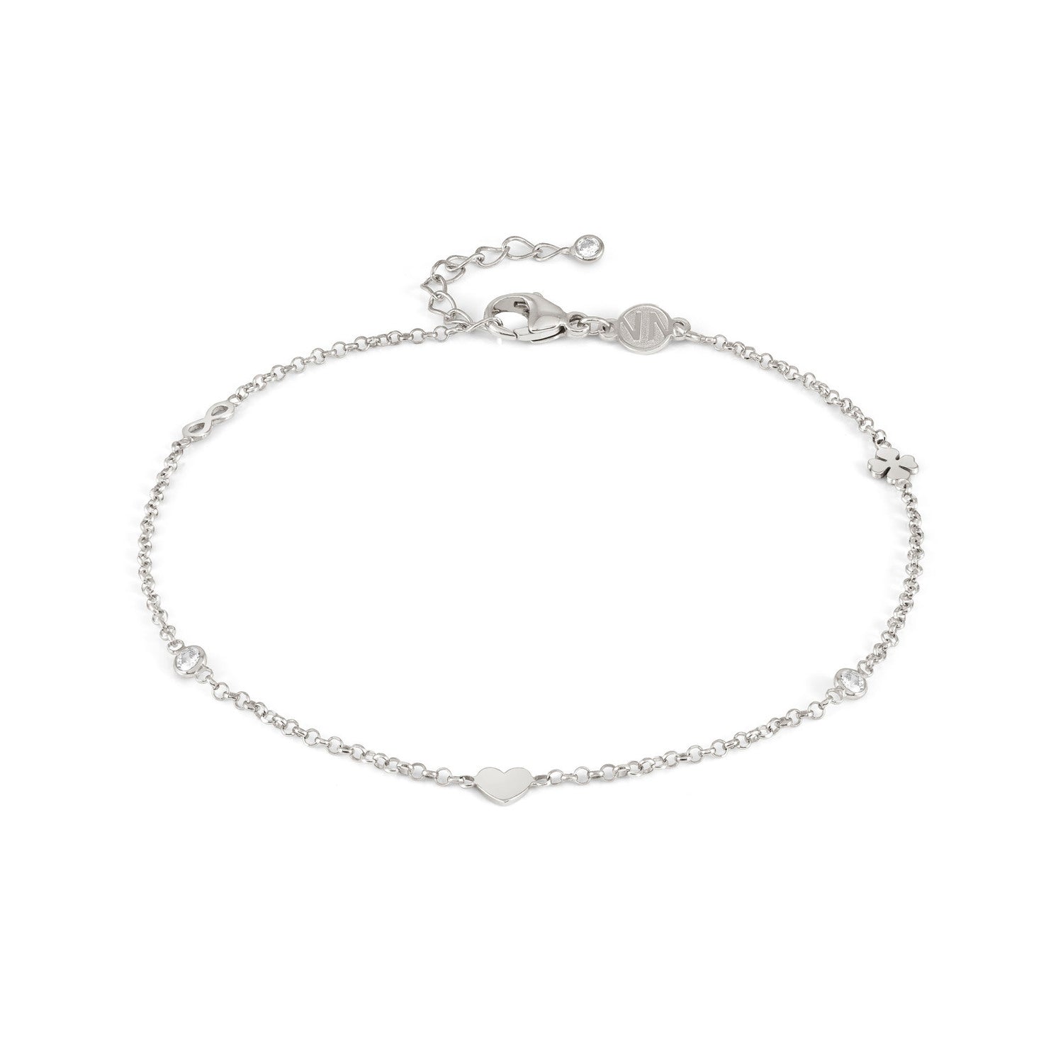 Nomination Anklets Collection Silver, CZ Mixed