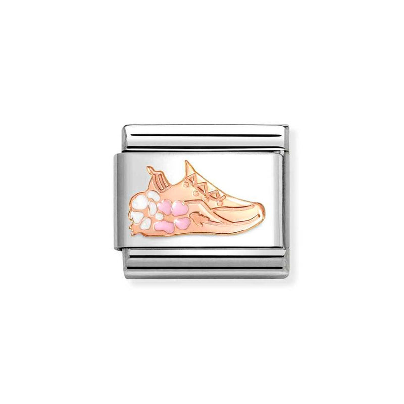 Nomination Classic Link Sports Shoe Charm in Rose Gold