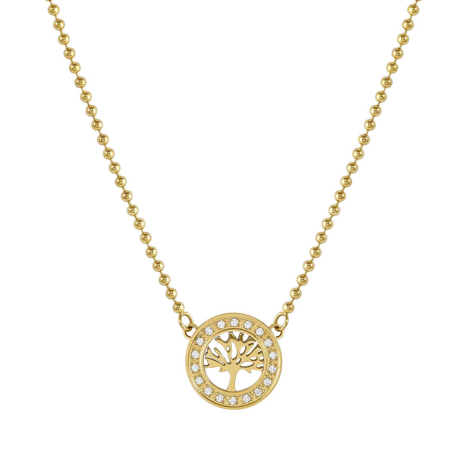 Nomination Soffio D'Amore Tree of Life Necklace with CZ