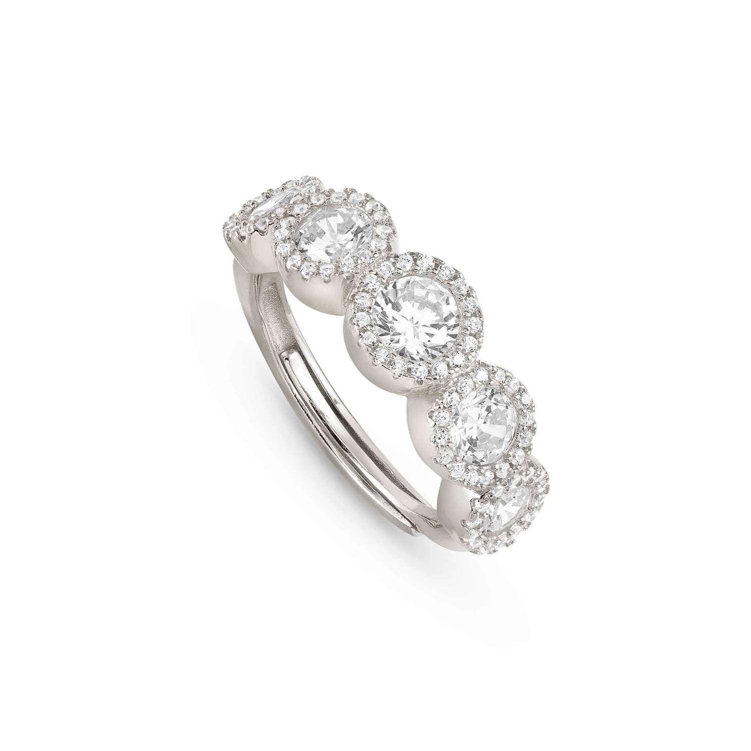 Nomination Seidivina 5 CZ Halo Ring