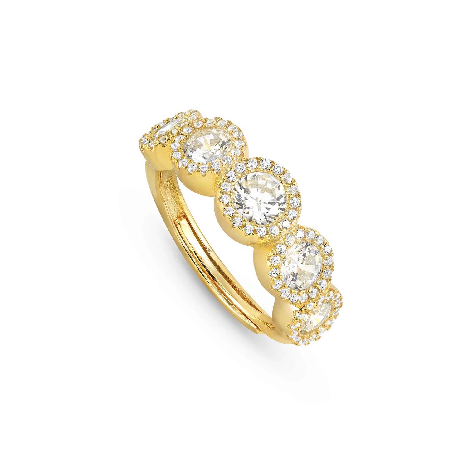 Nomination Seidivina 5 CZ Halo Ring