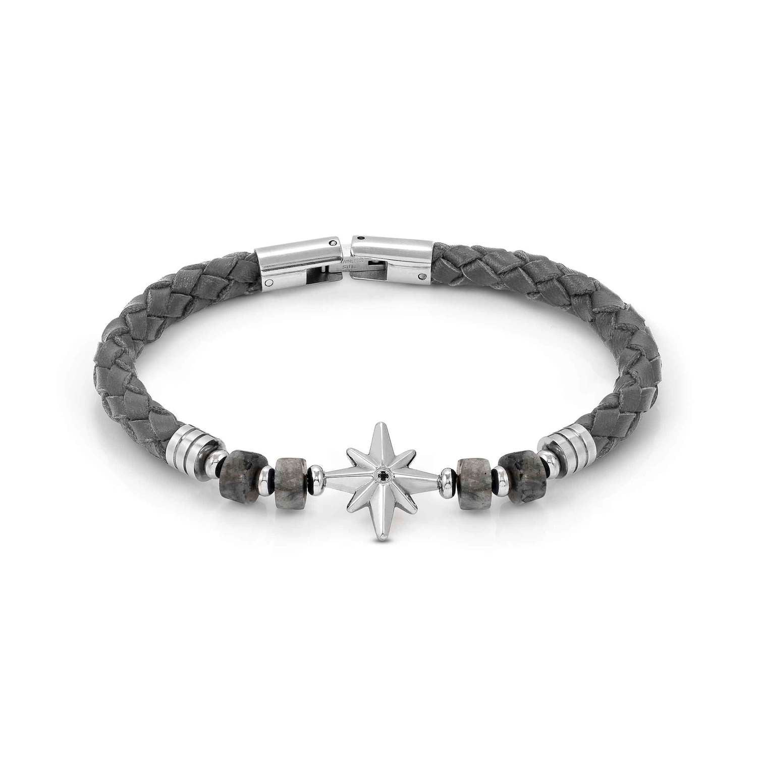 Nomination Atlante Bracelet with Wind Rose and Grey Jasper