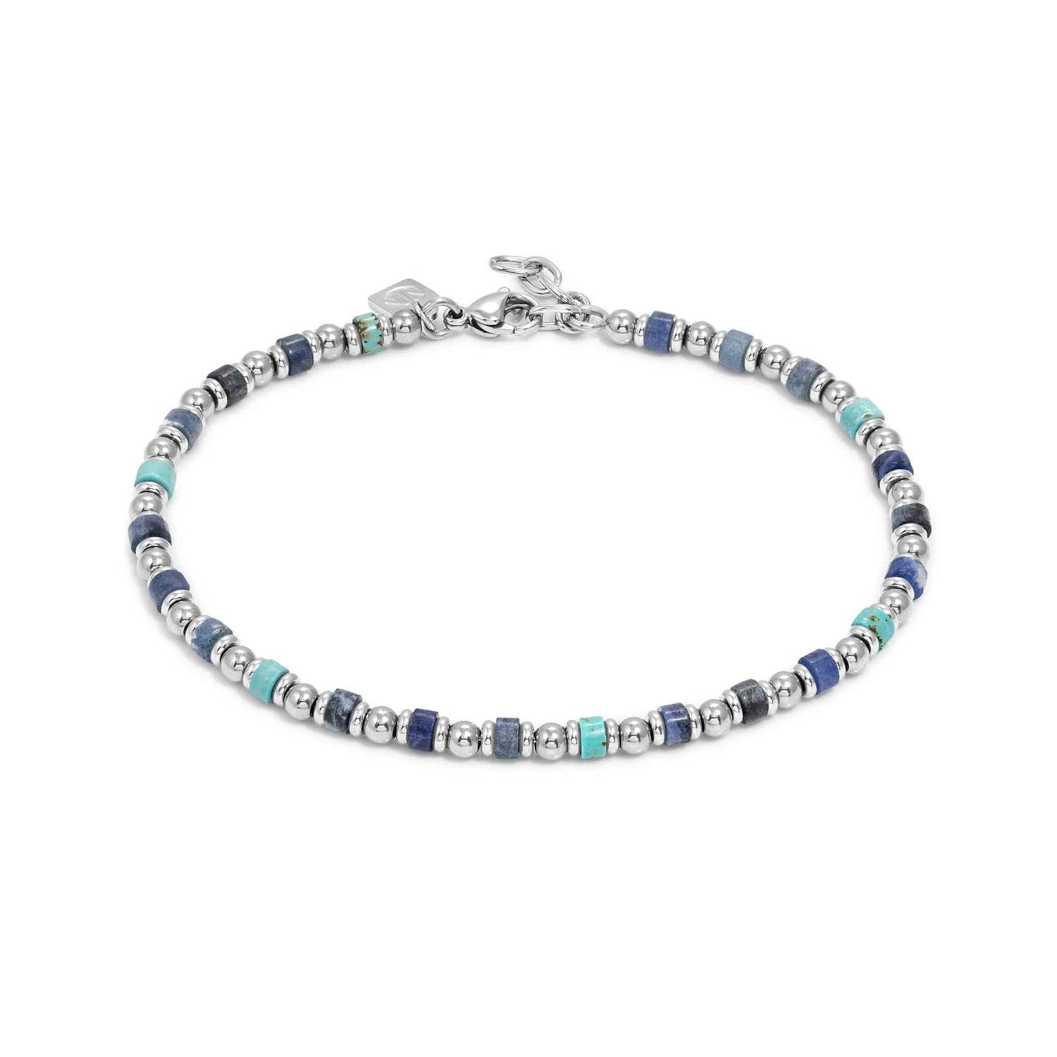Nomination Instinct Style Sea Edition Anklet Turquoise & Sodalite