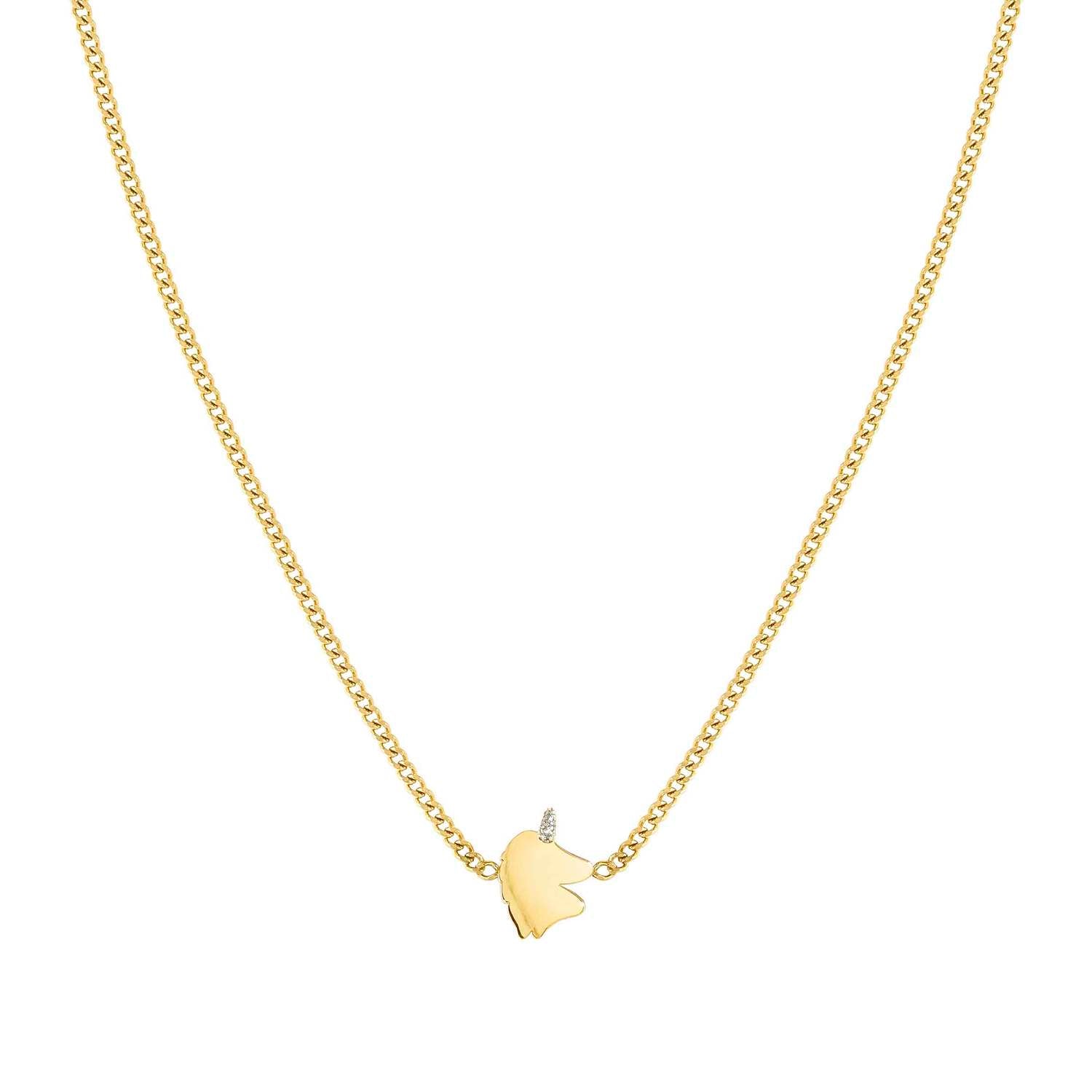Nomination Fairy Icons Unicorn Necklace gold
