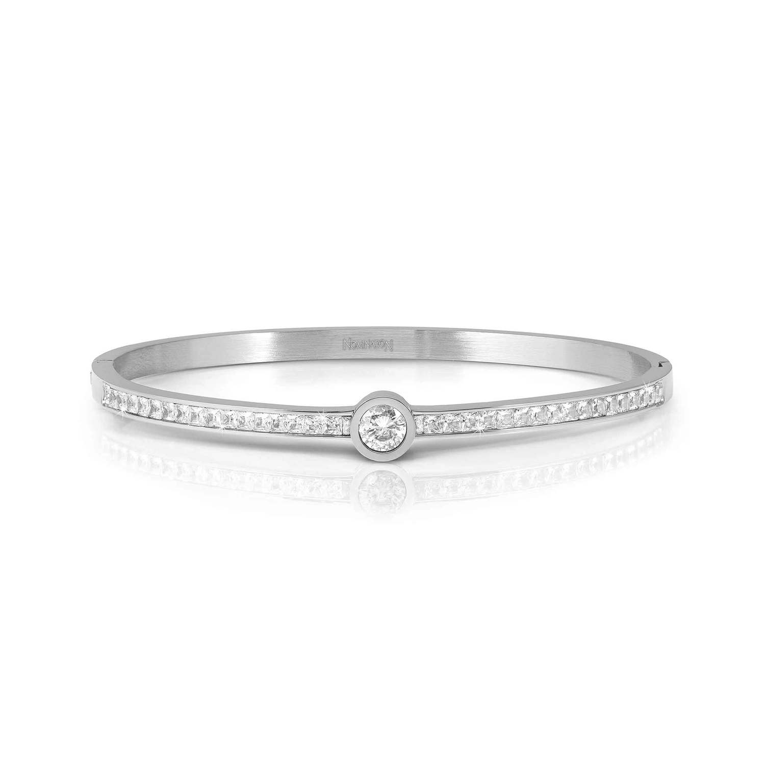 Nomination Pretty Bangles with White & Coloured Stones