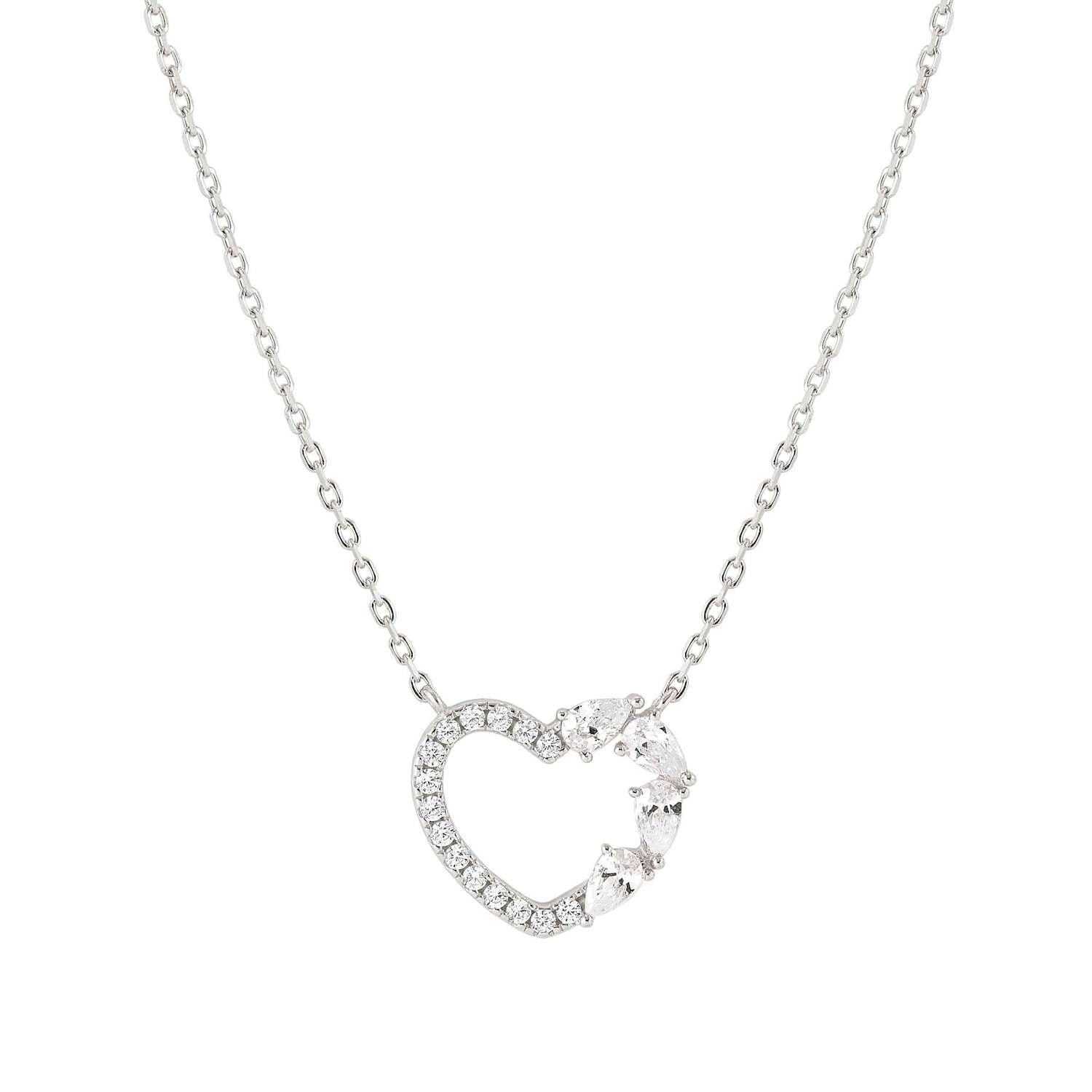 Nomination Shine Me Up Heart Necklace with CZ