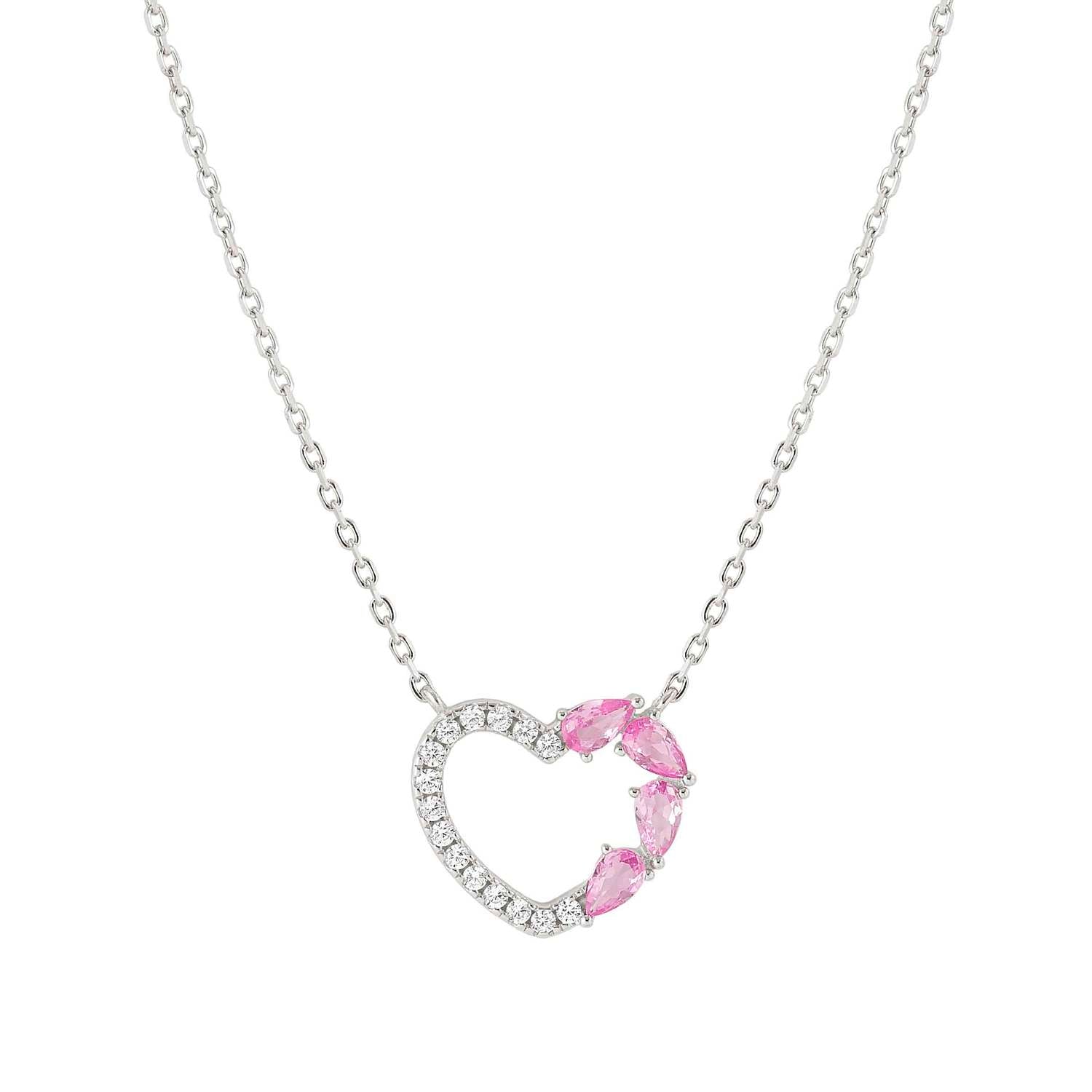 Nomination Shine Me Up Heart Necklace with CZ