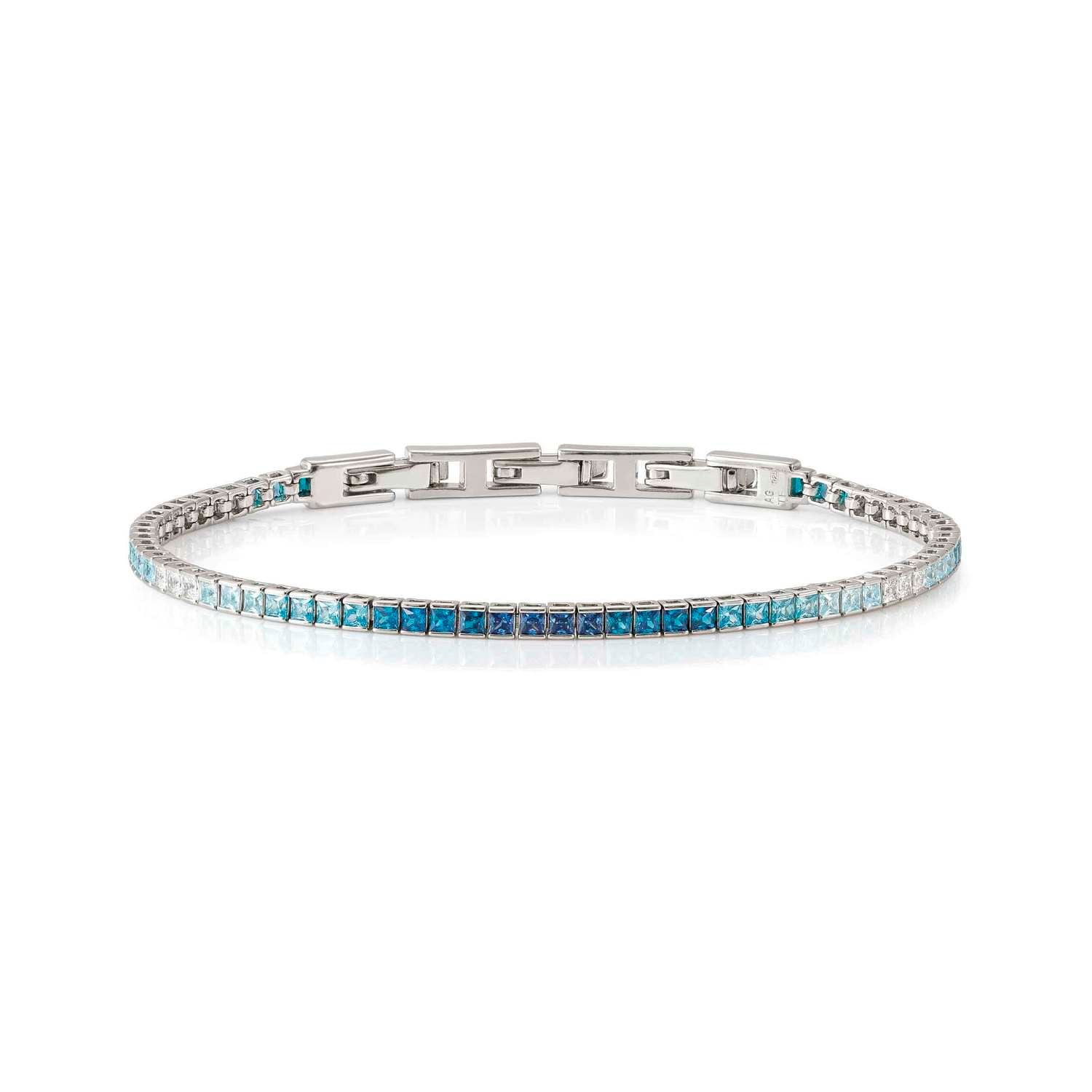 Nomination Daytonight Tennis Bracelet with blue CZ 