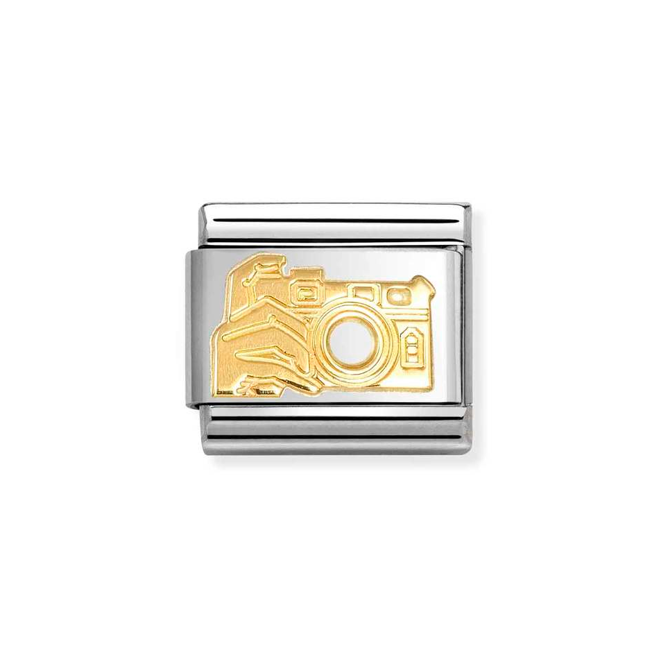 Nomination Classic Link Camera Charm in Gold