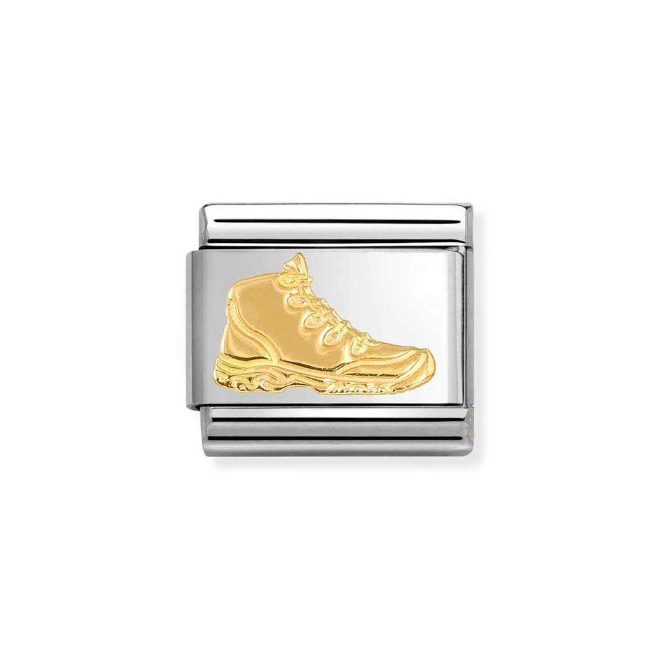 Nomination Classic Link Hiking Boot Charm in Gold