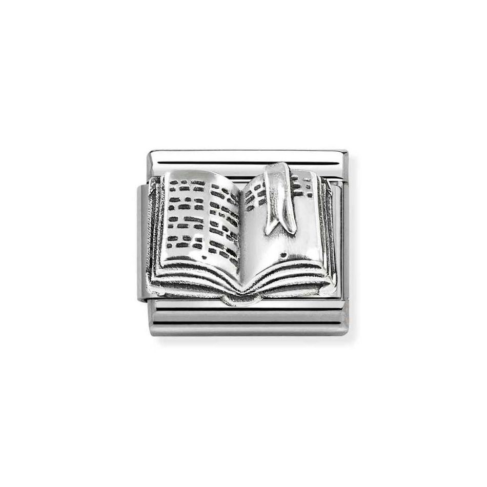 Nomination Classic Link Book Charm in Silver