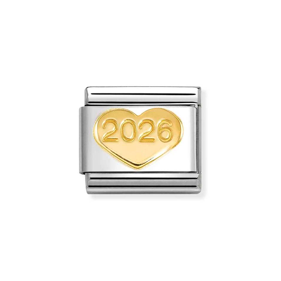 Nomination Classic Link 2026 Heart Charm in Gold