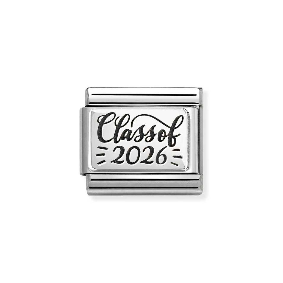 Nomination Classic Link Class of 2026 Charm in Silver
