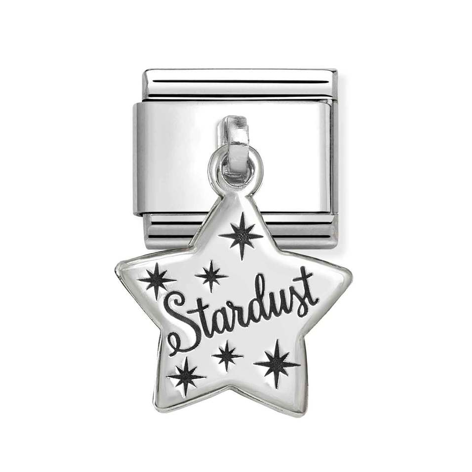 Nomination Classic Link Pendant Stardust Star Charm in Silver