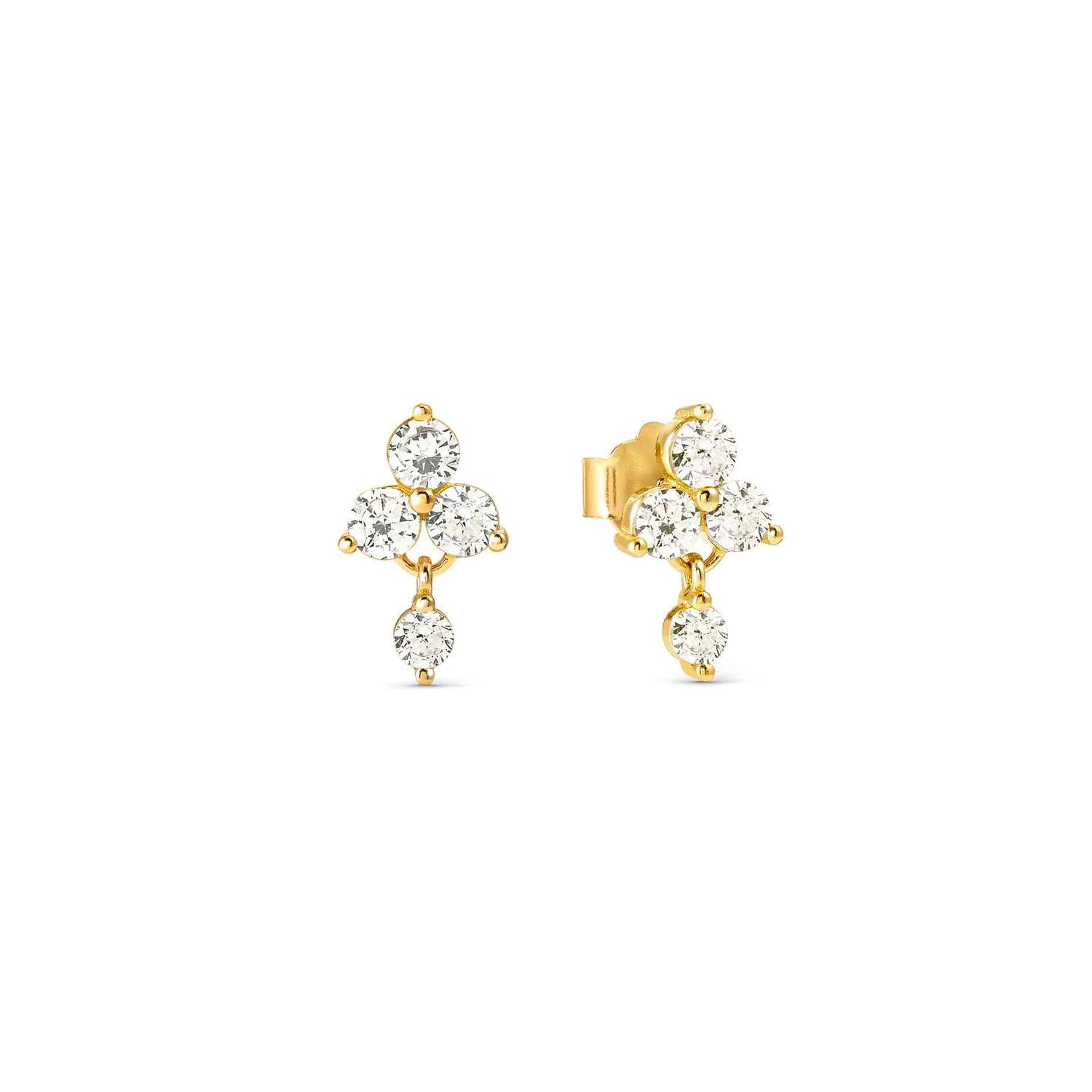 Nomination Life Bouquet White CZ Earrings