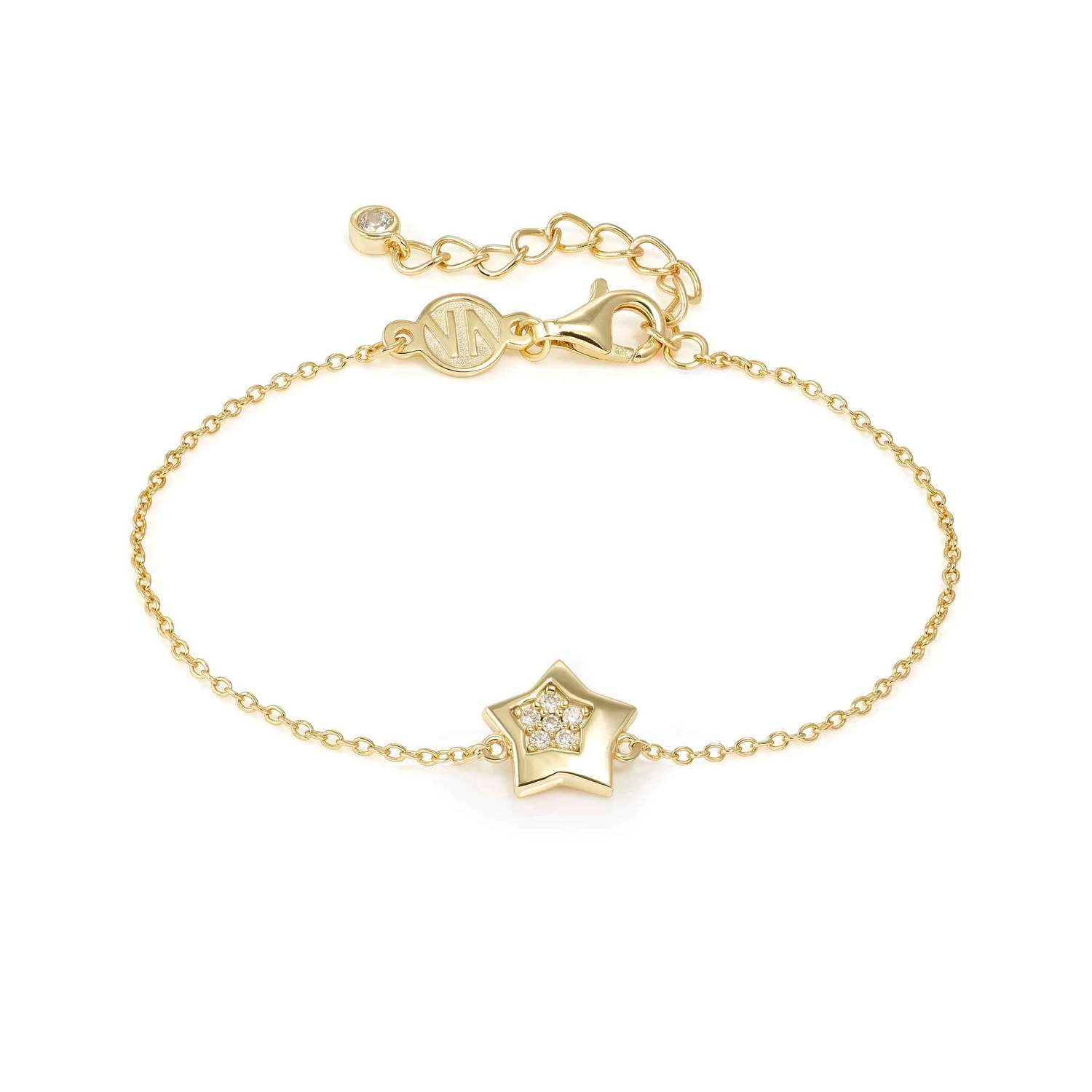Nomination Petit Sparkle Star Bracelet gold finish