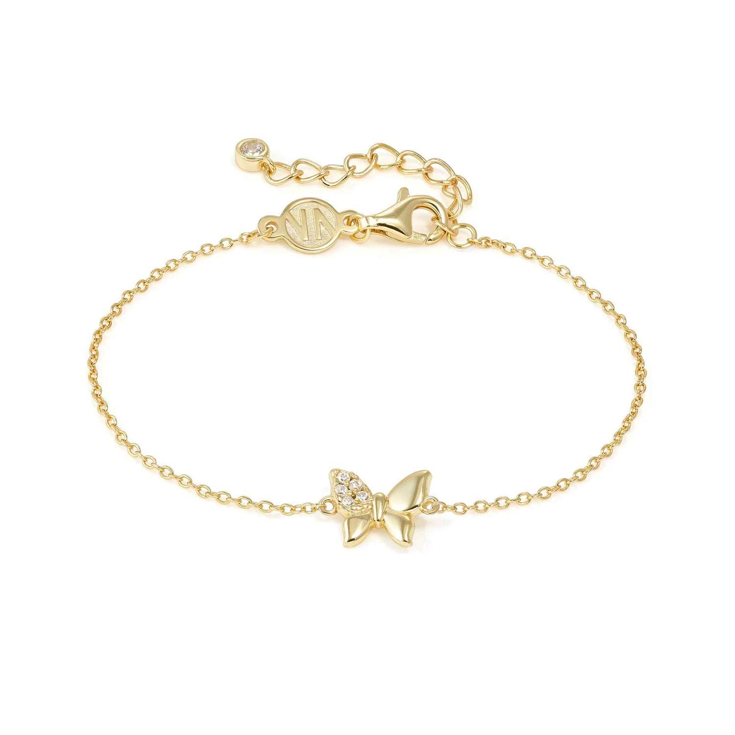 Nomination Petit Sparkle Butterfly Bracelet gold finish