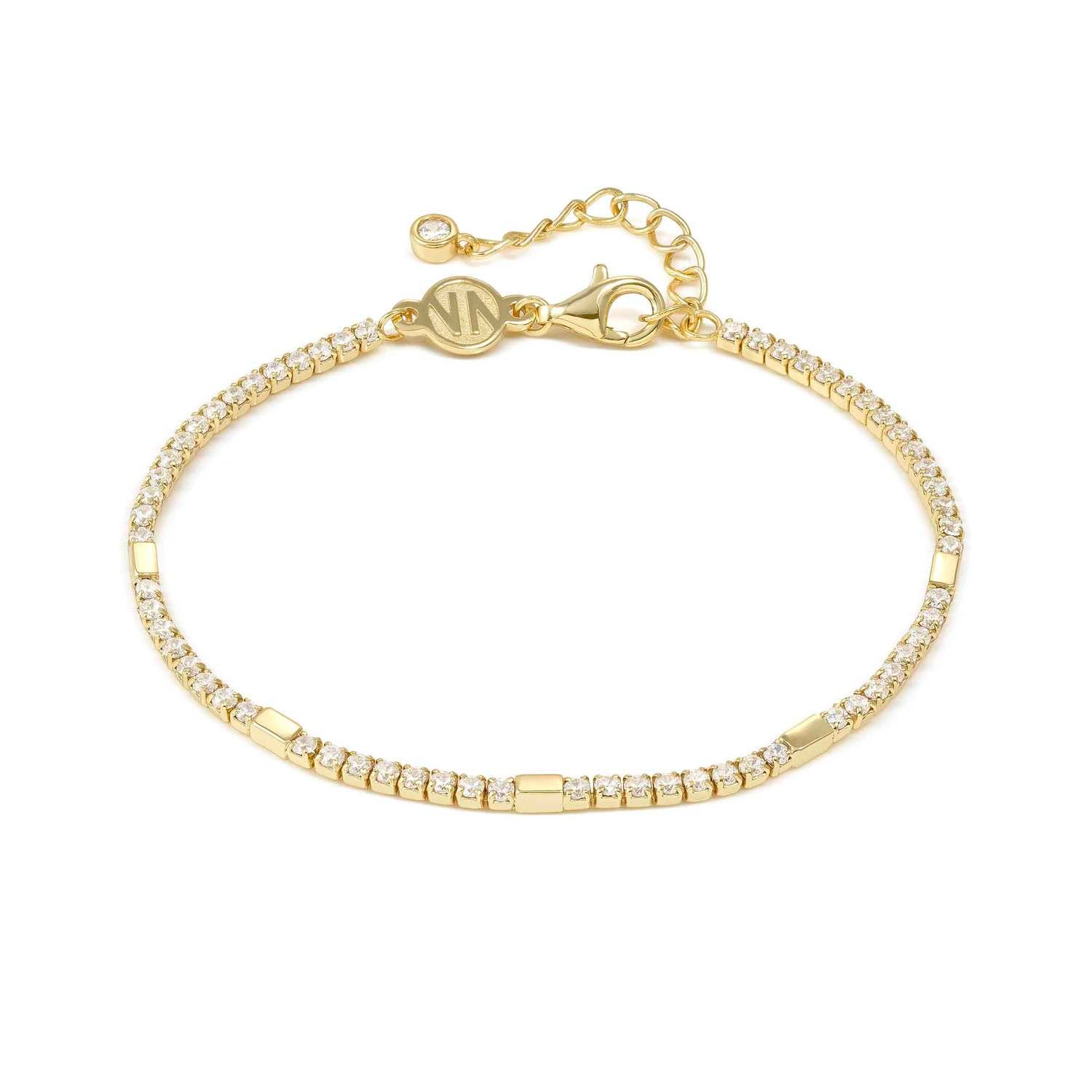 Nomination Petit Sparkle Tennis Bracelet gold finish
