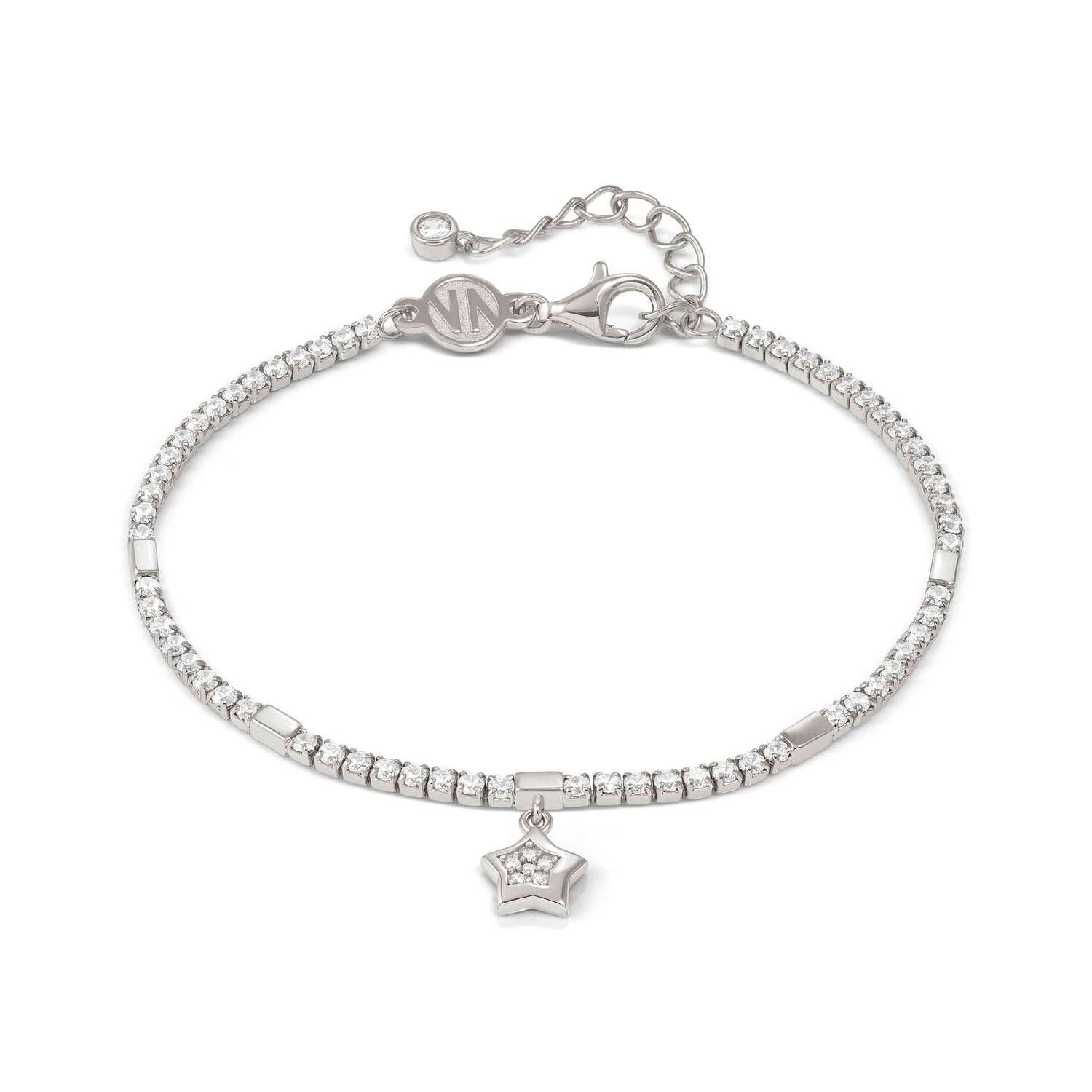 Nomination Petit Sparkle Tennis Bracelet Star Pendant silver